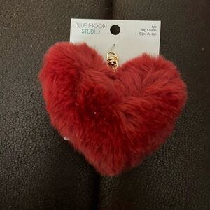 Red Heart Bag Charm